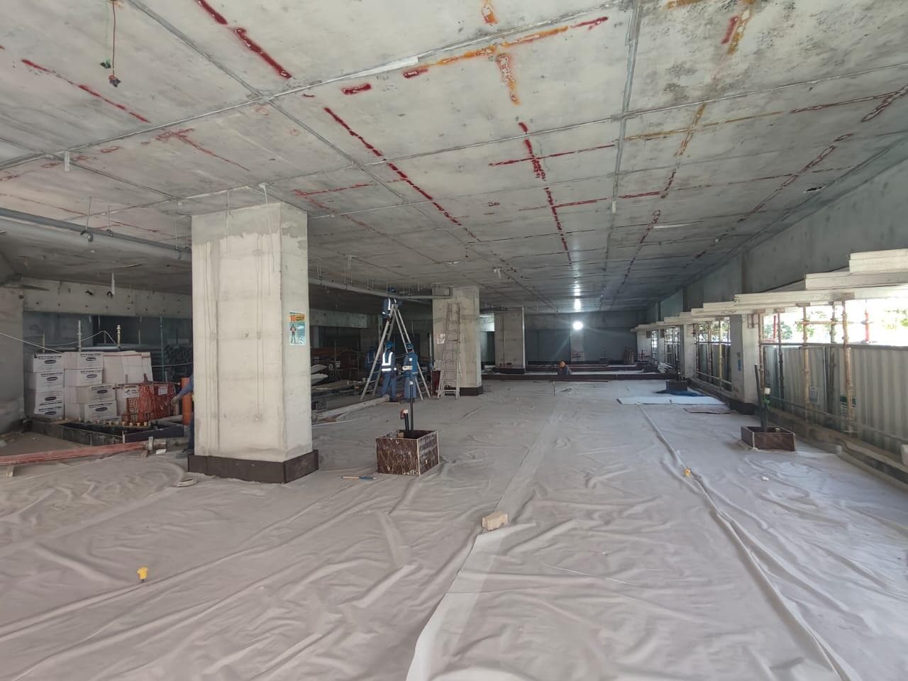 Jardin Astral - Construction
