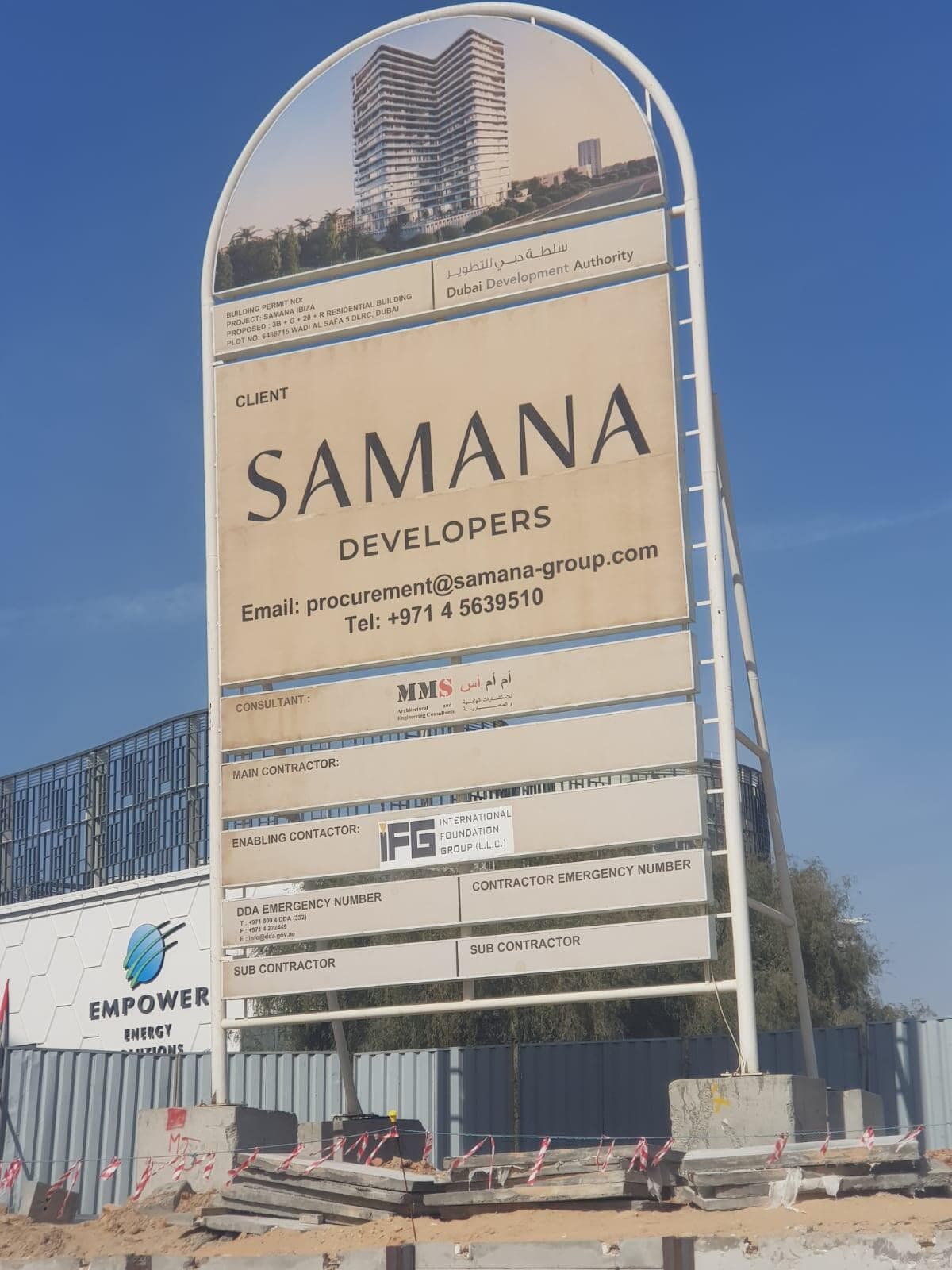 Samana Ibiza - Construction