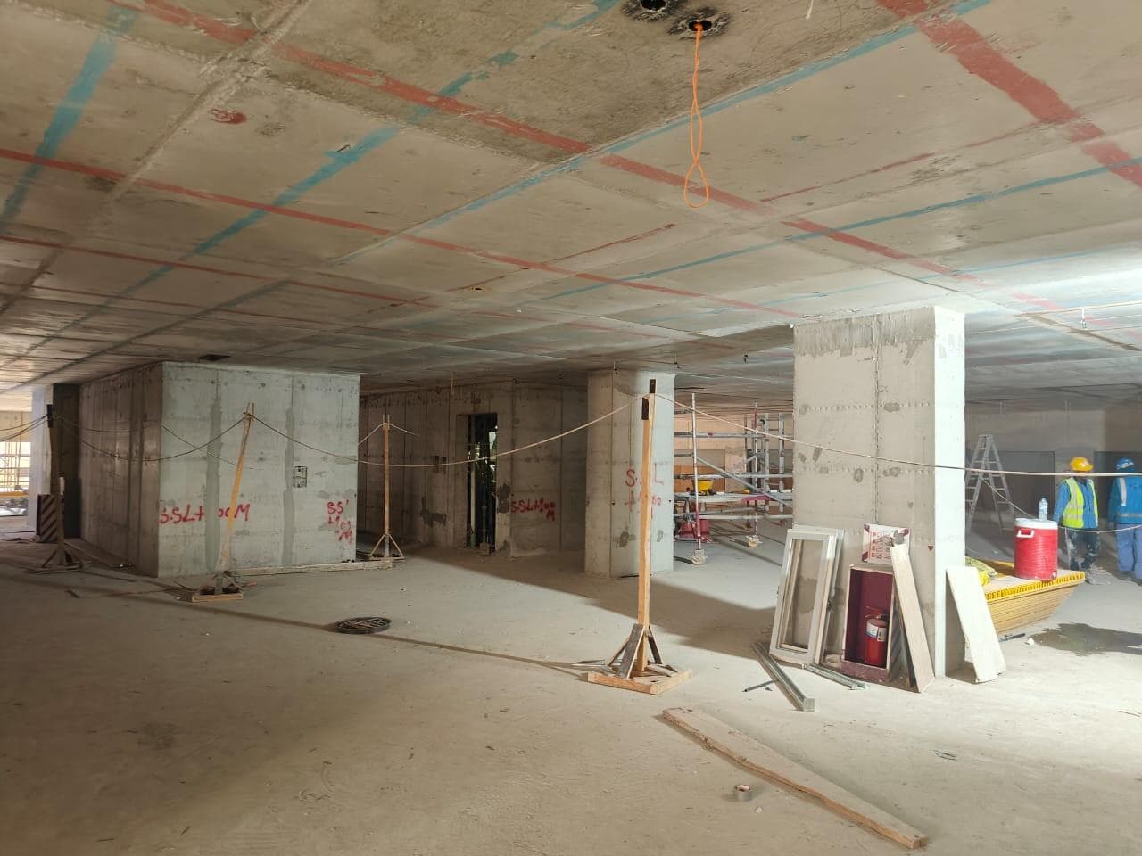 Jardin Astral - Construction