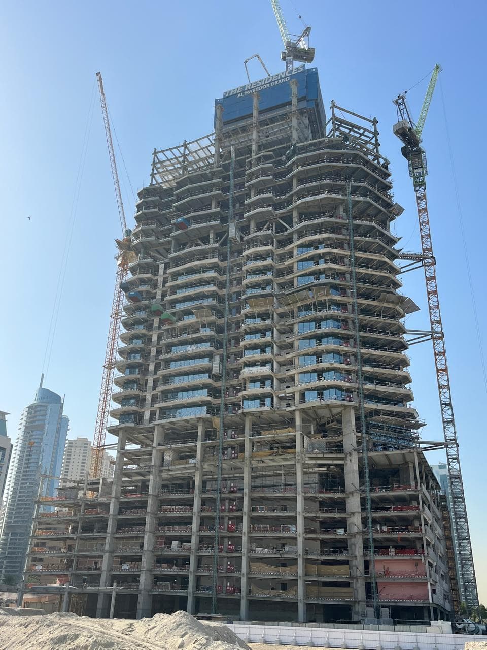 Habtoor Grande Residence - Construction