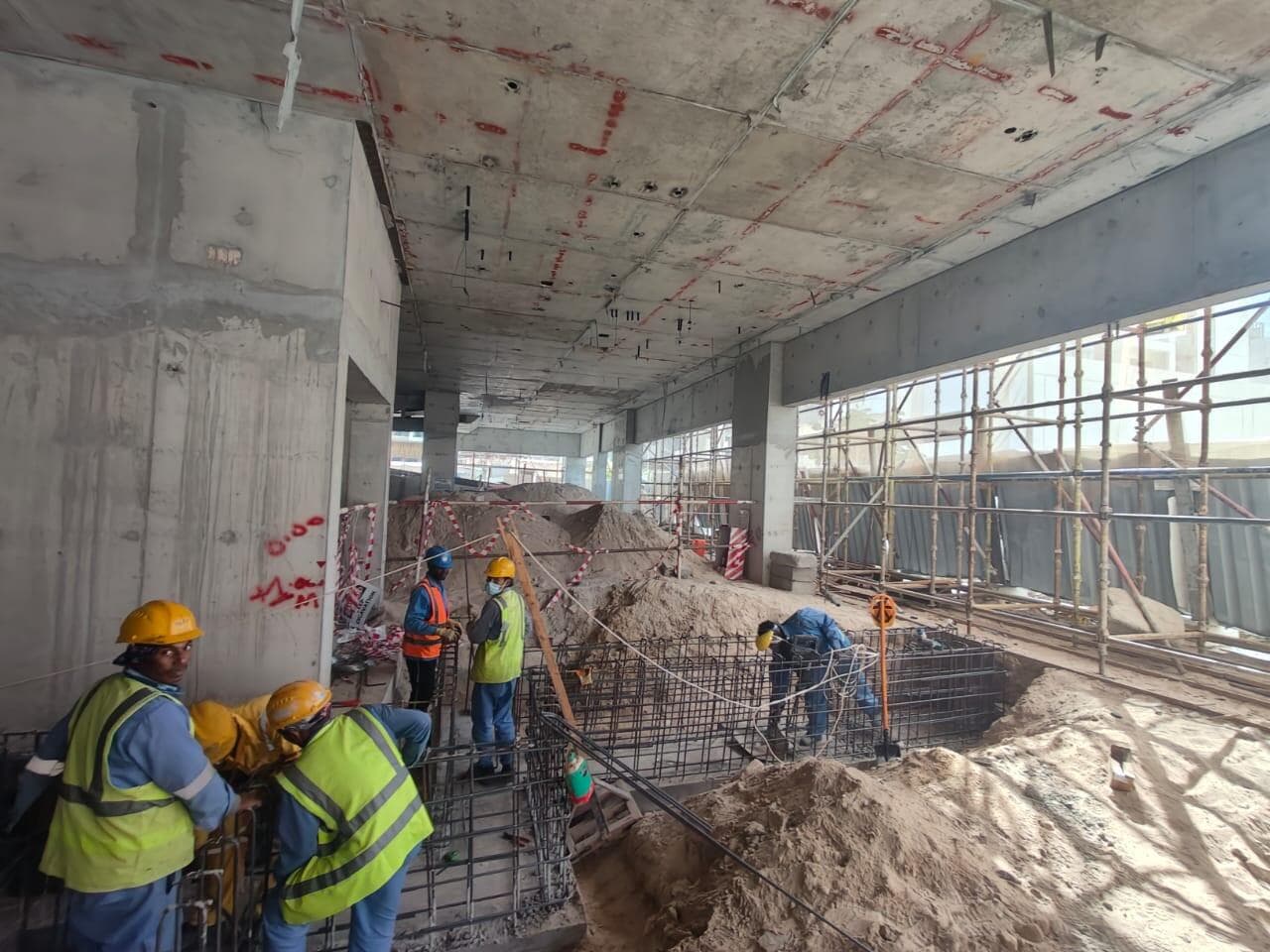 Jardin Astral - Construction