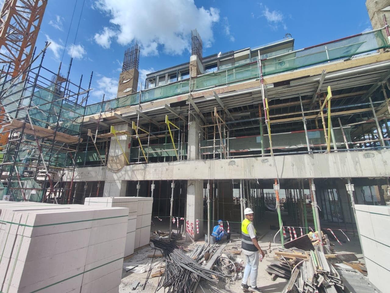 Jardin Astral - Construction