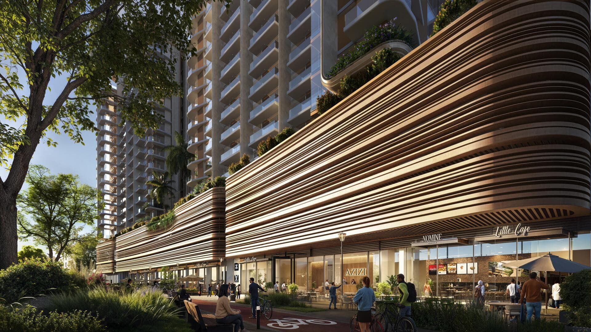 Jaddaf Beach Oasis - Renders