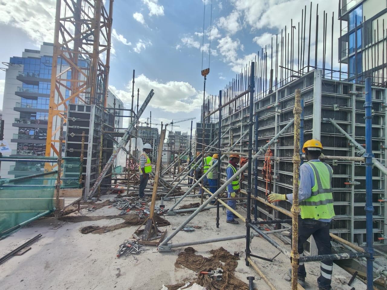 Jardin Astral - Construction