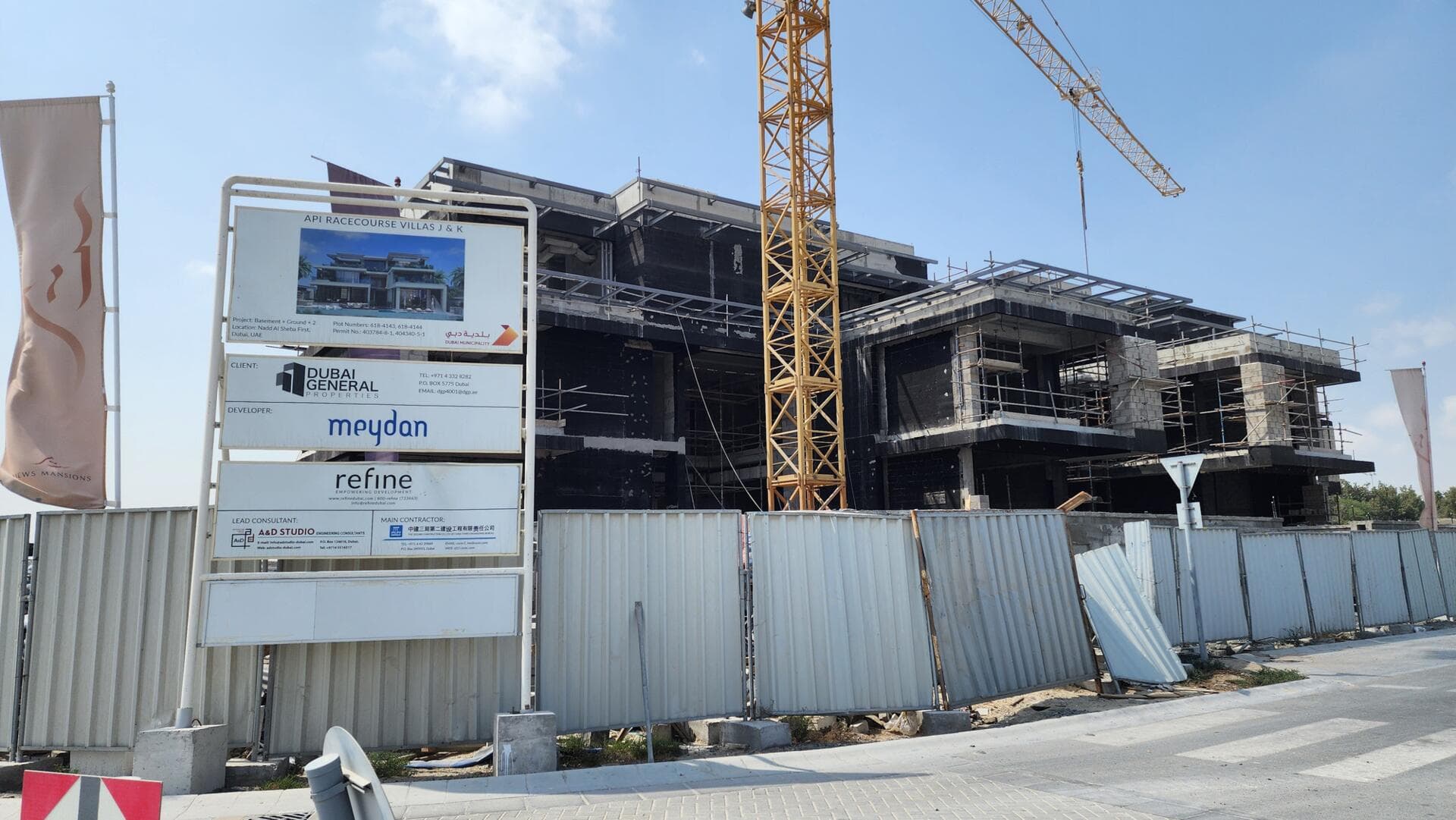 Mews Mansions - Construction