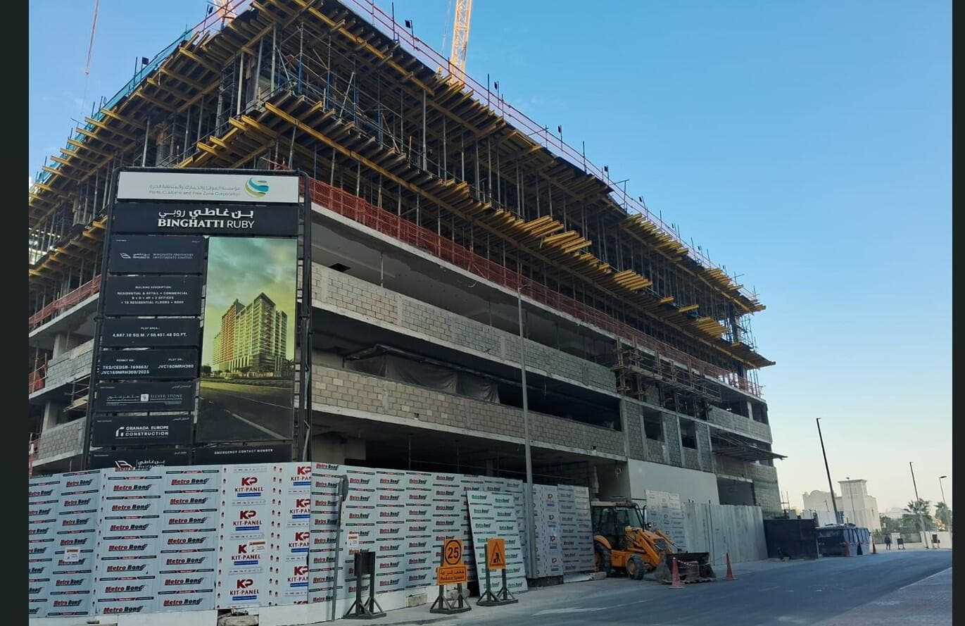 Binghatti Ruby - Construction