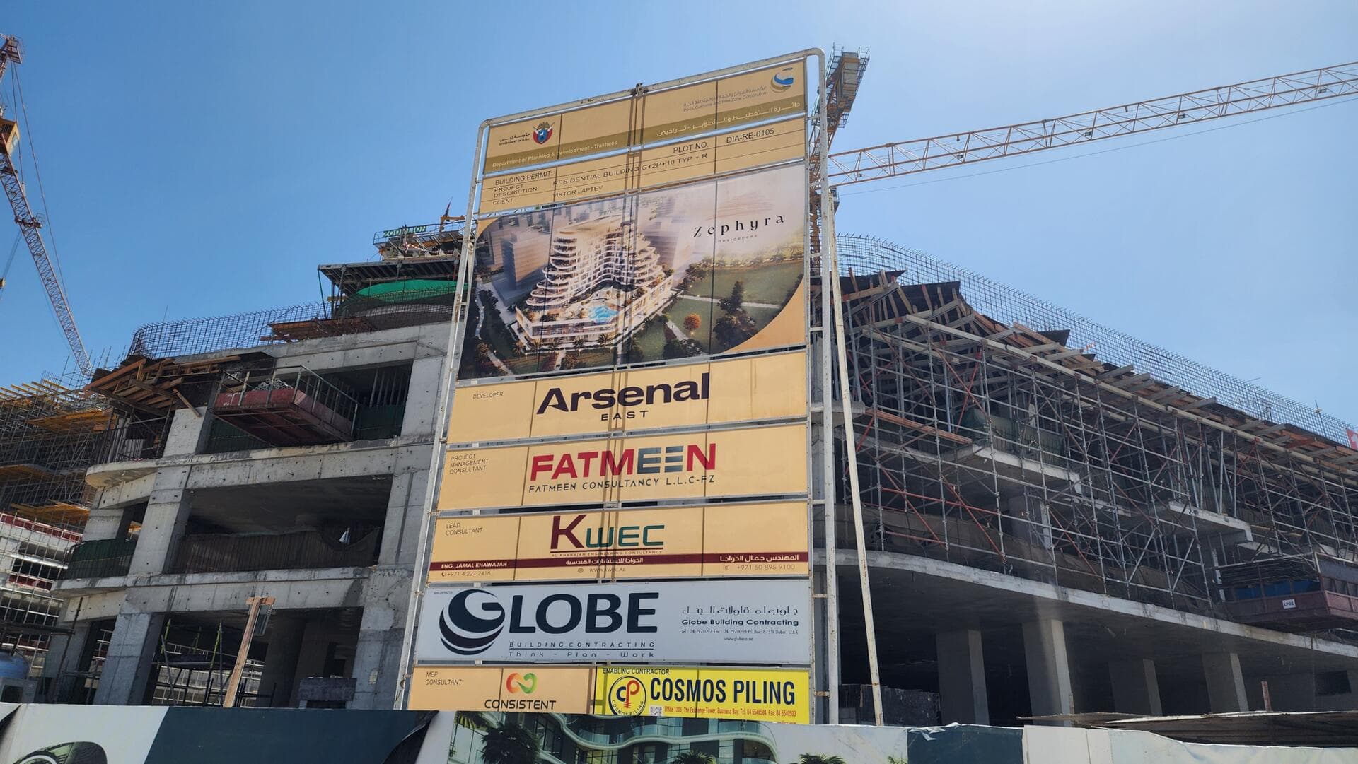 Zephyra Residences - Construction