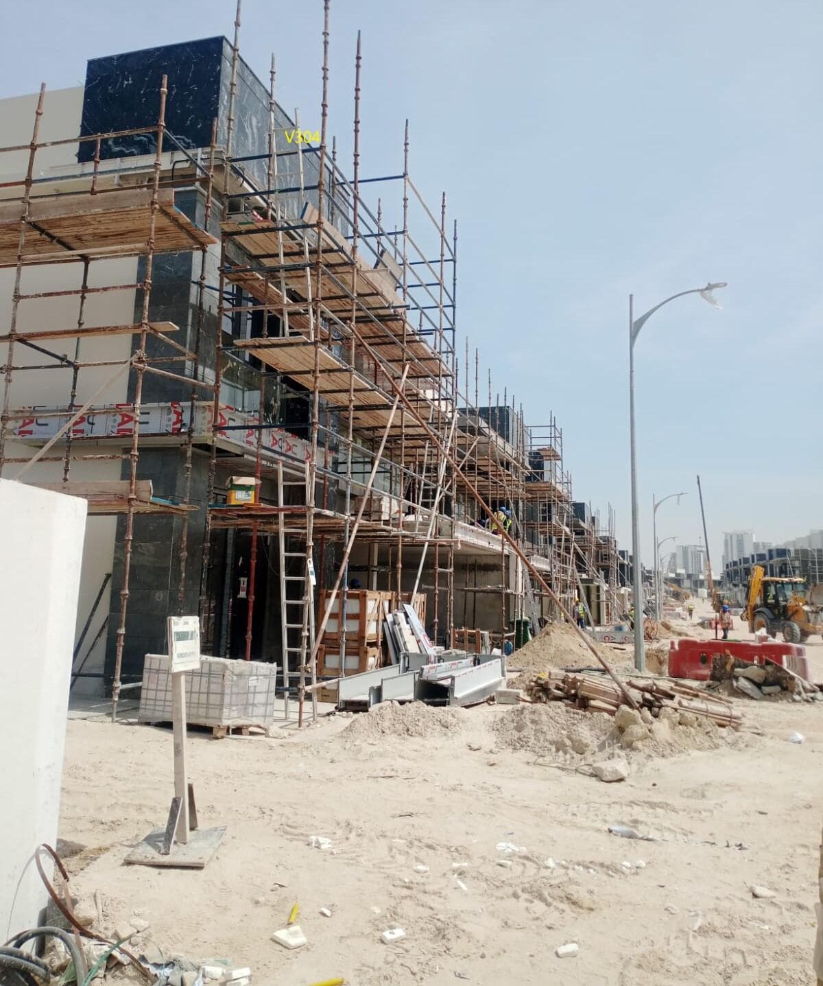 Venice Damac lagoons - Construction