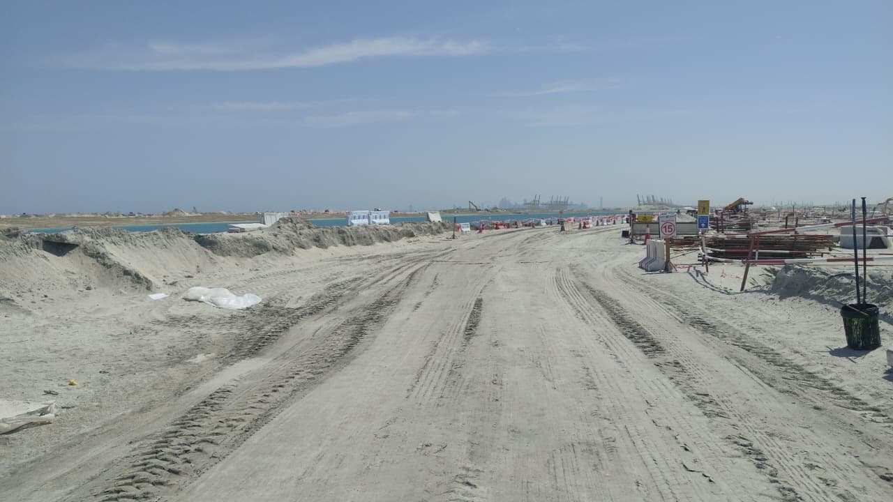 Palm Jebel Ali — The Beach and Coral Villa Collections — Frond B - Construction