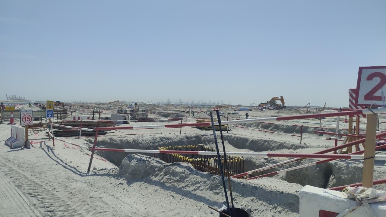 Palm Jebel Ali — The Beach and Coral Villa Collections — Frond B - Construction