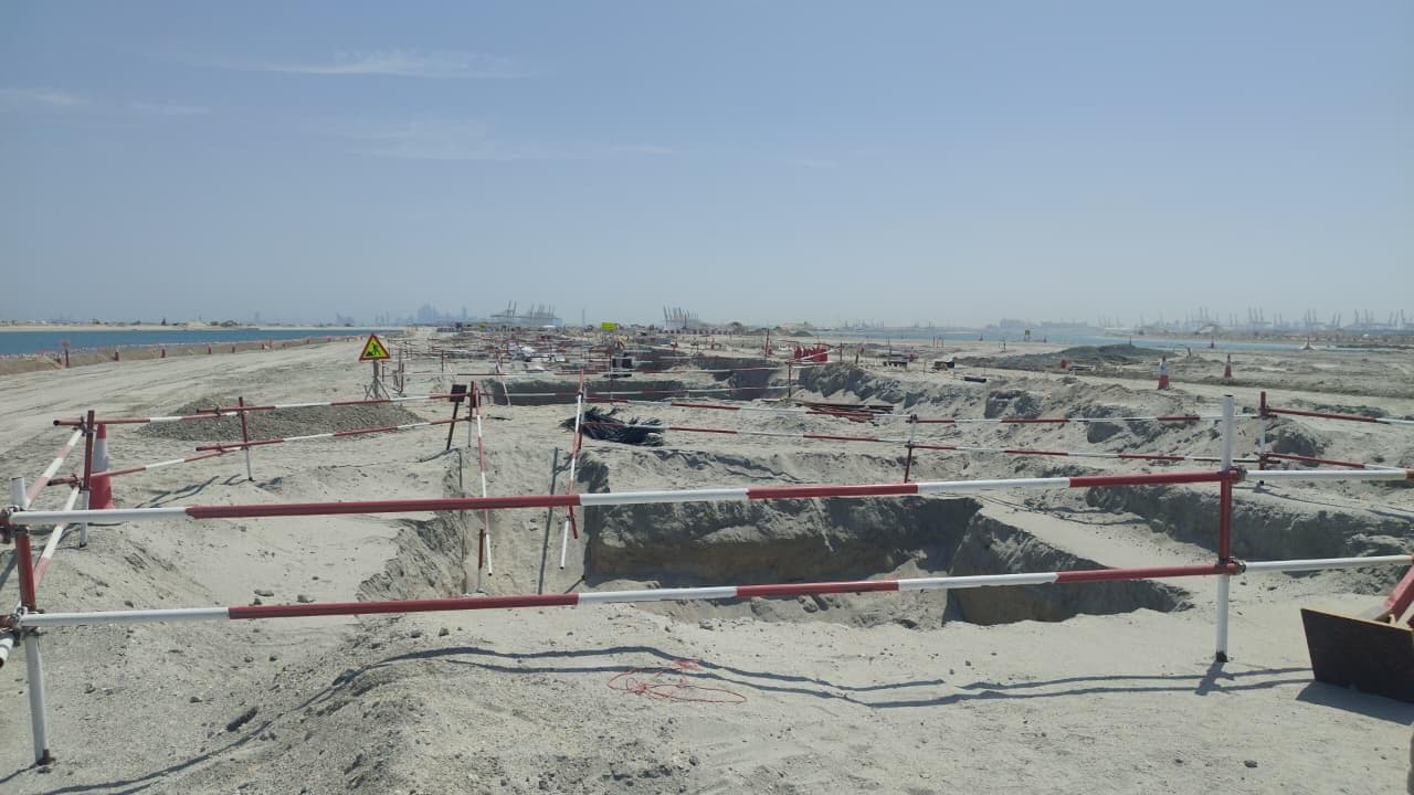 Palm Jebel Ali — The Beach and Coral Villa Collections — Frond C - Construction