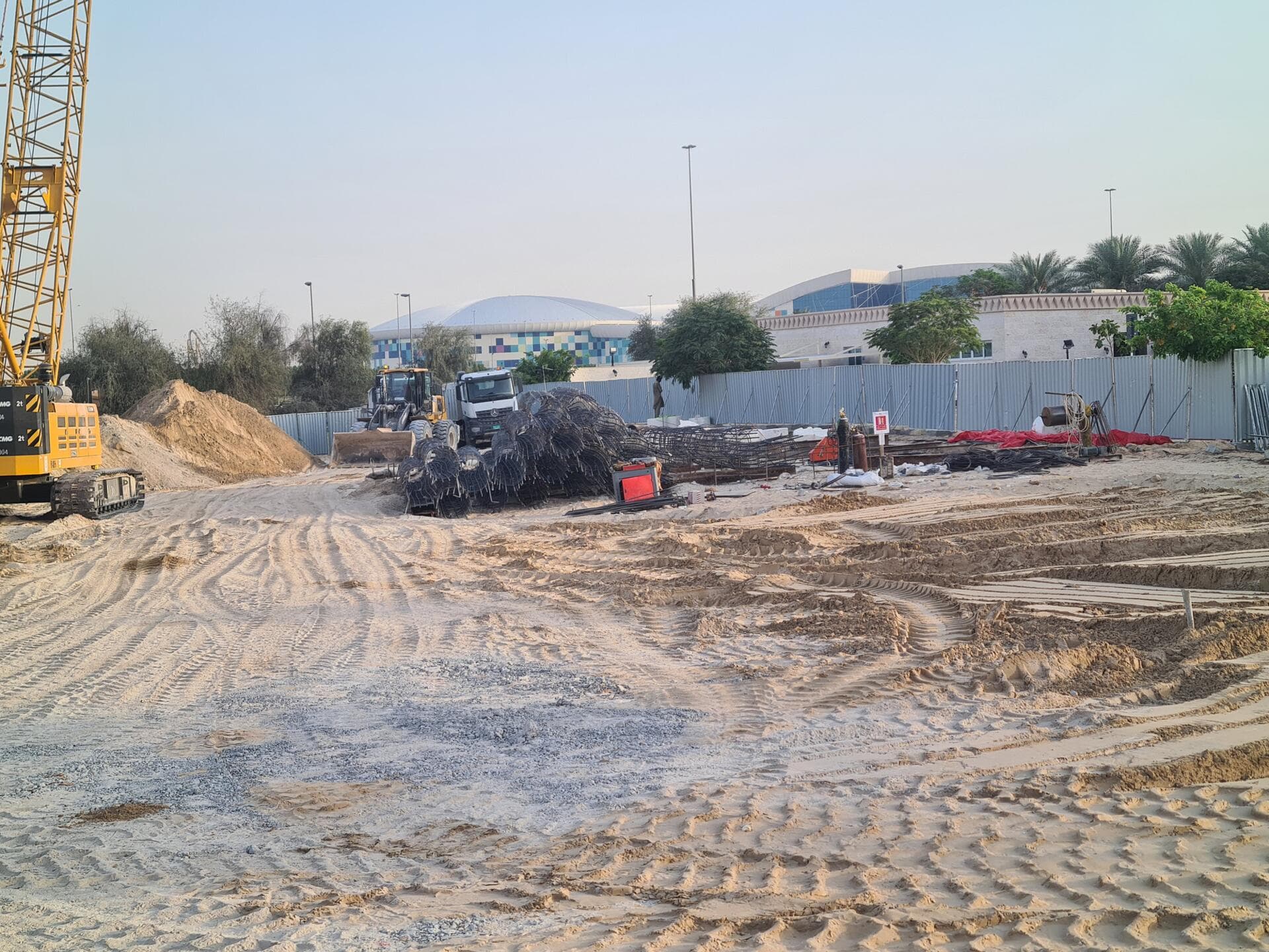 Rabdan Gates - Construction