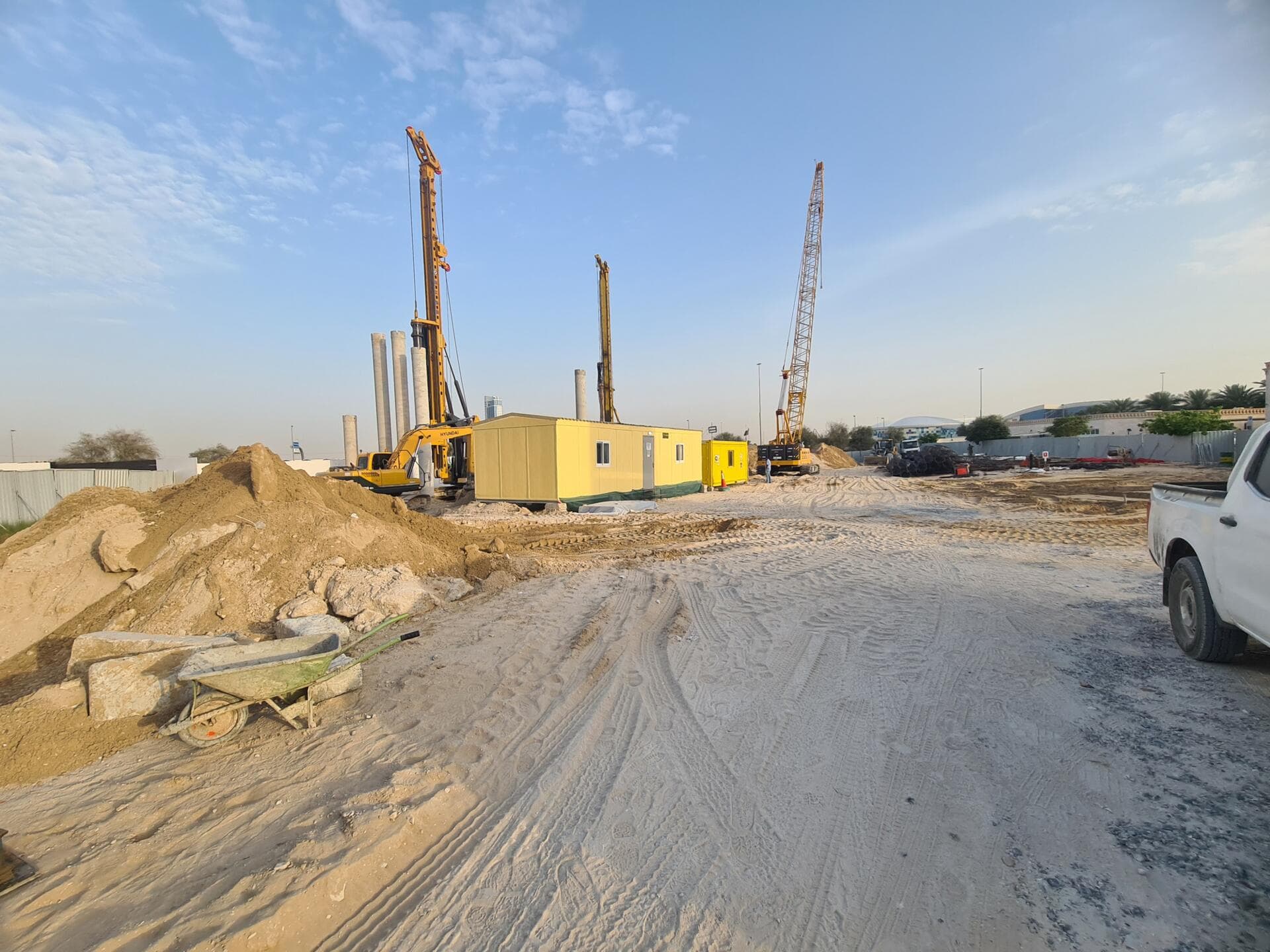 Rabdan Gates - Construction