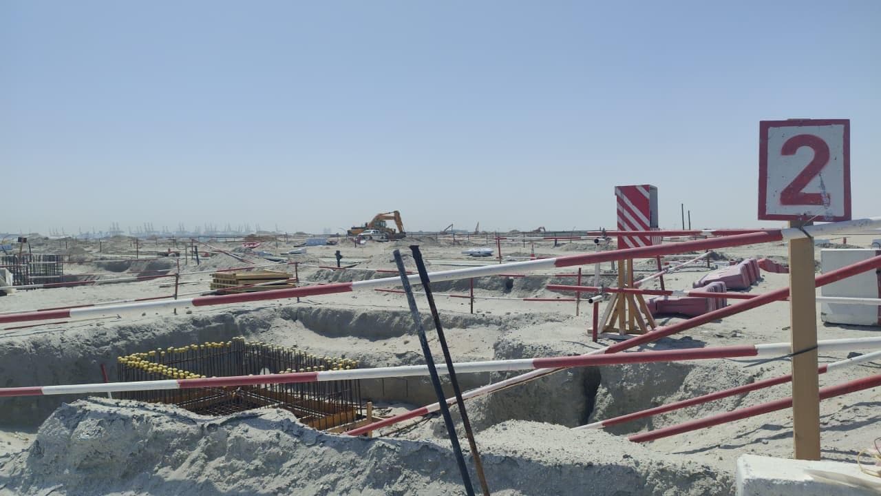 Palm Jebel Ali — The Beach and Coral Villa Collections — Frond A - Construction