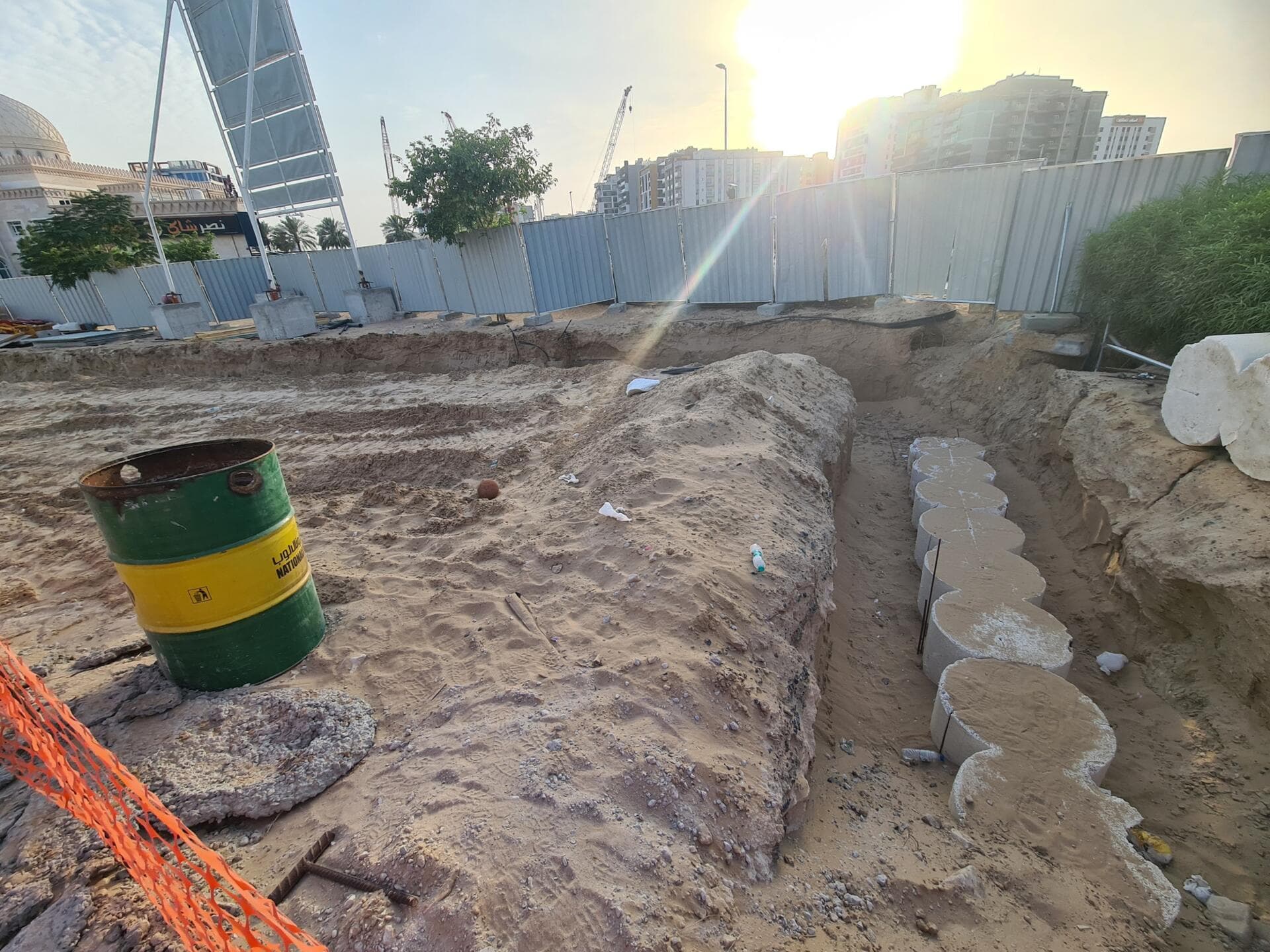 Rabdan Gates - Construction
