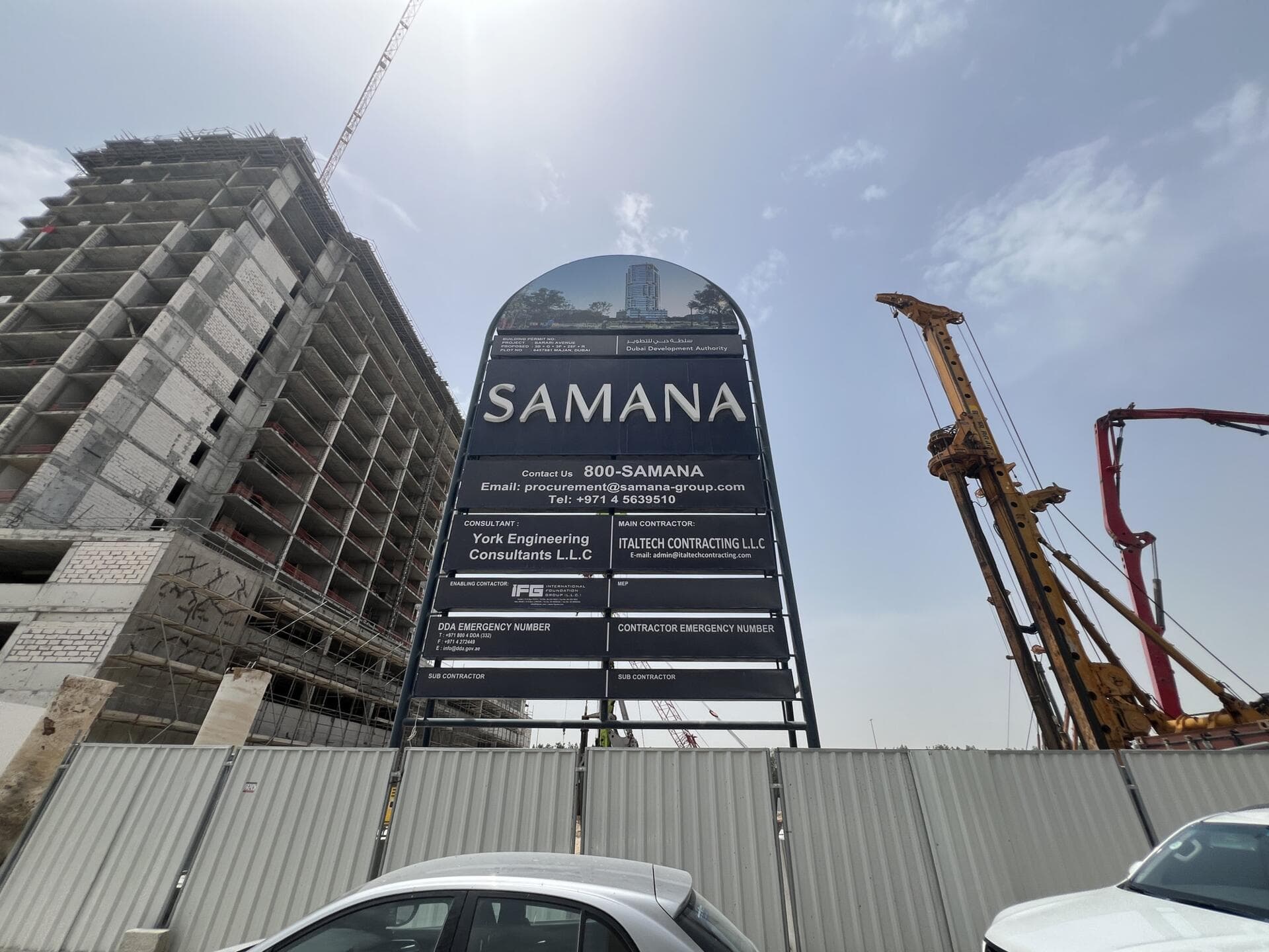 Samana Barari Avenue - Construction
