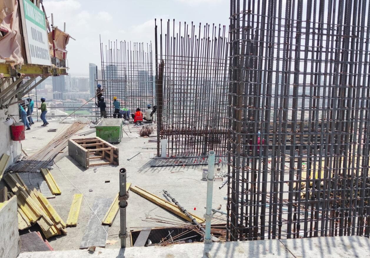 Volga Tower - Construction