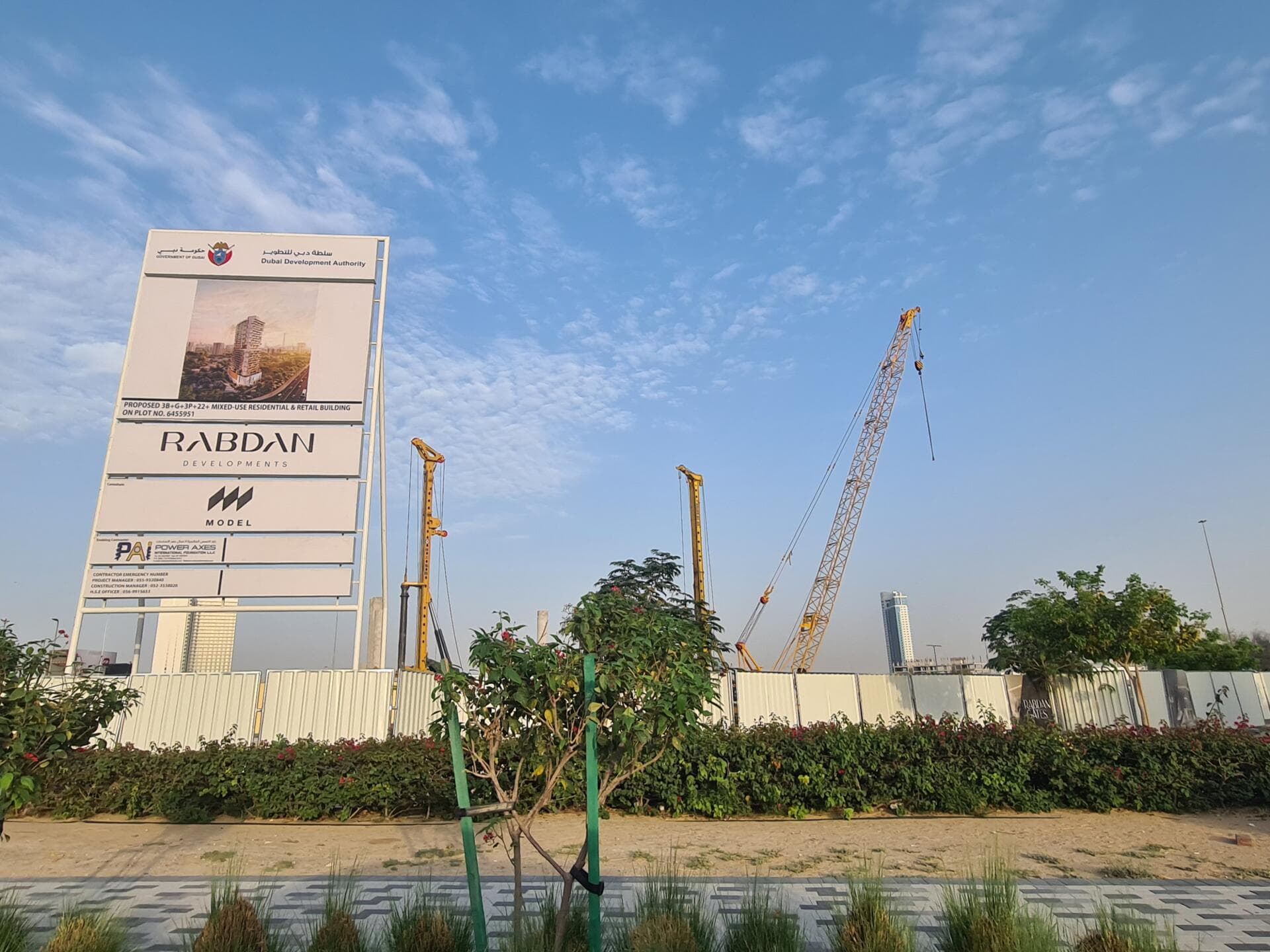 Rabdan Gates - Construction