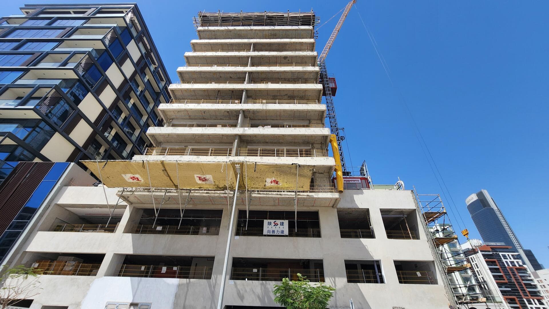 Jardin Astral - Construction
