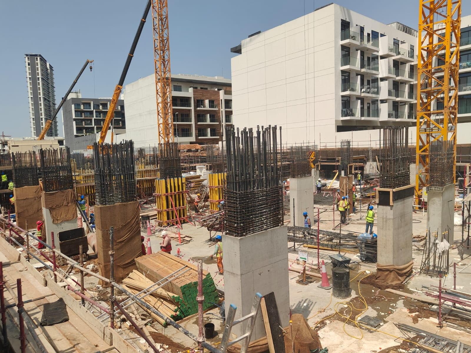 One Sky Park - Construction