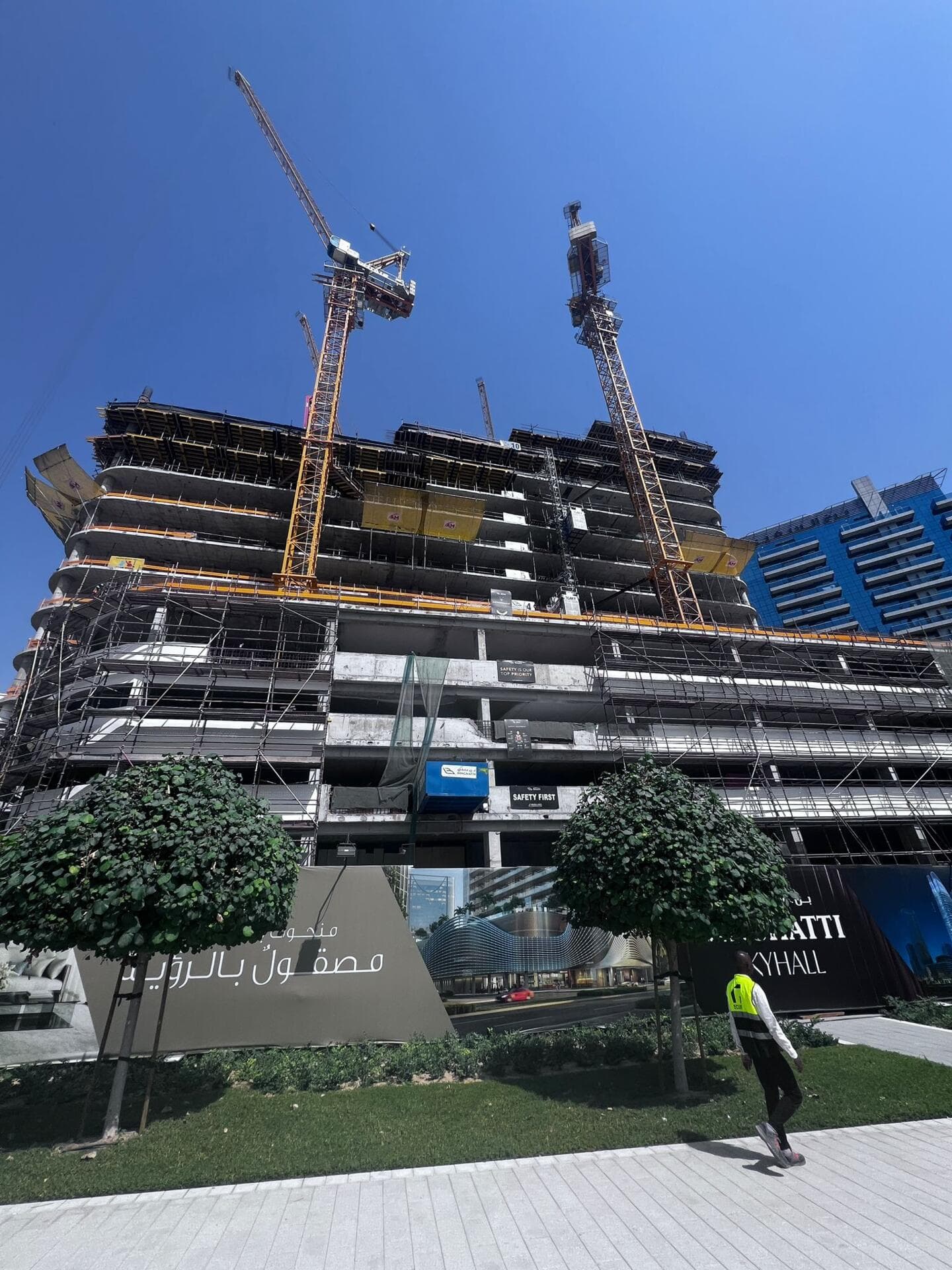 Binghatti Skyhall - Construction