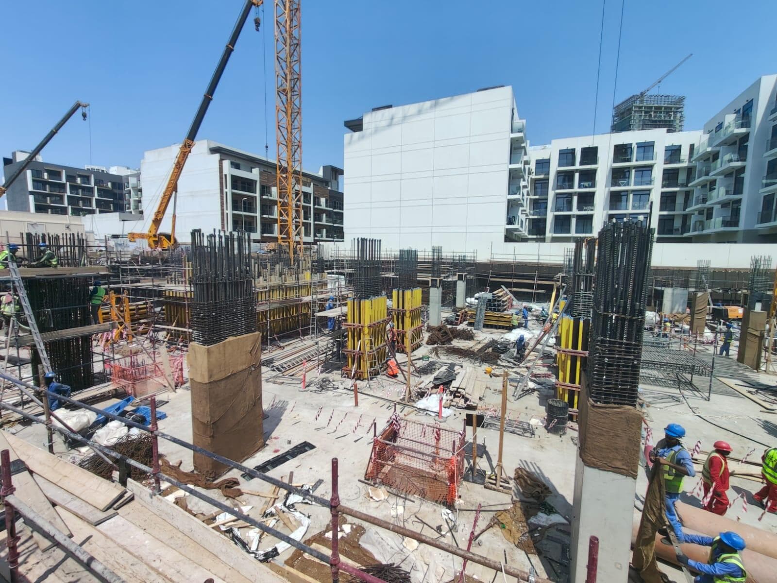 One Sky Park - Construction