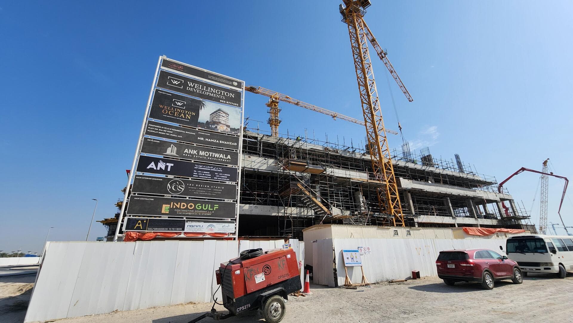 Wellington Ocean Walk - Construction