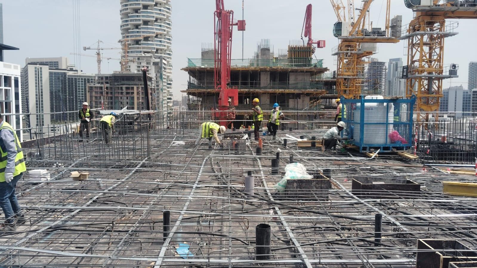 Binghatti Amberhall - Construction