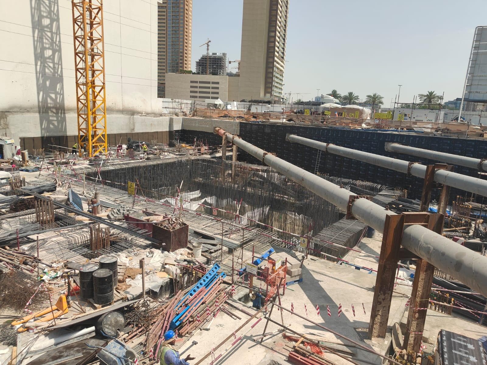 One Sky Park - Construction