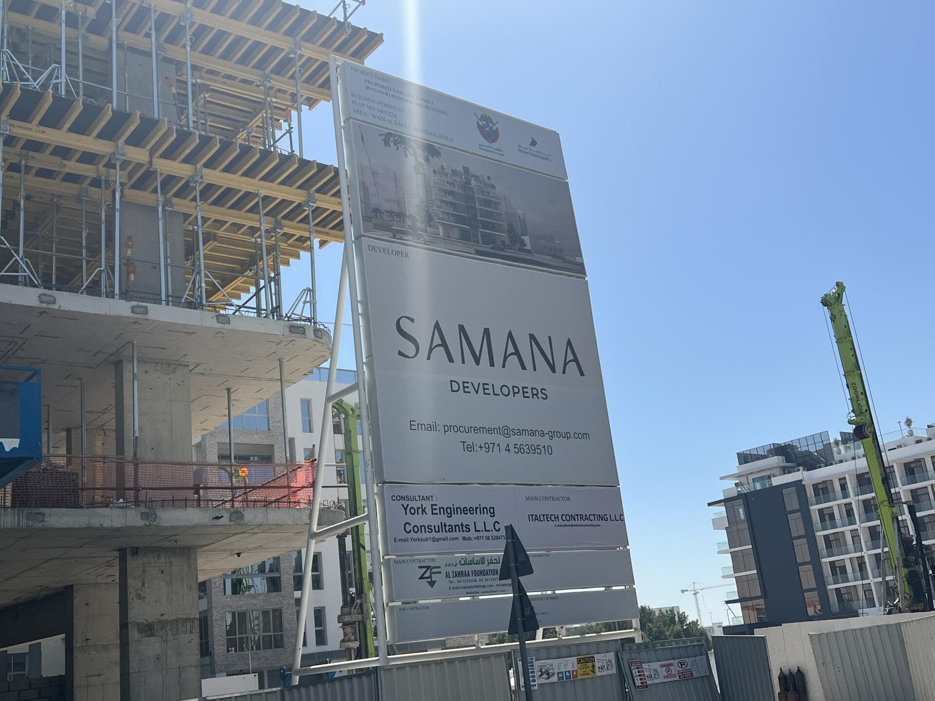 Samana Rome - Construction