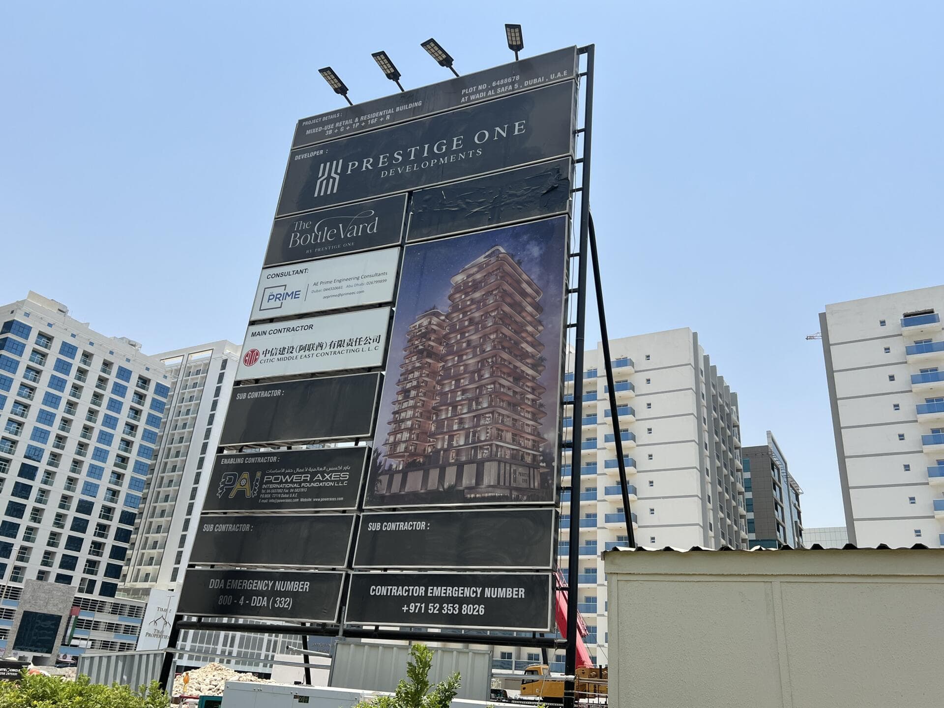 The Boulevard - Construction