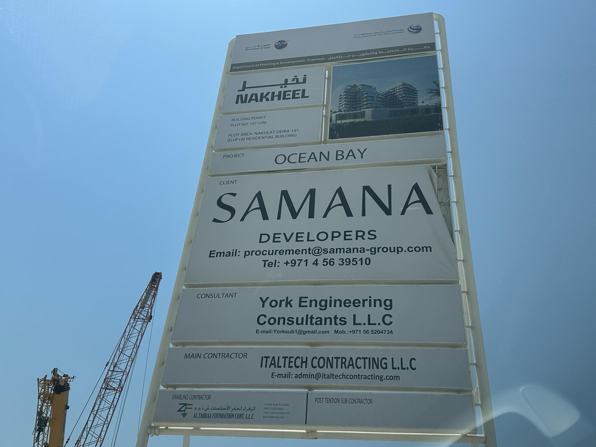 Ocean Bay - Construction