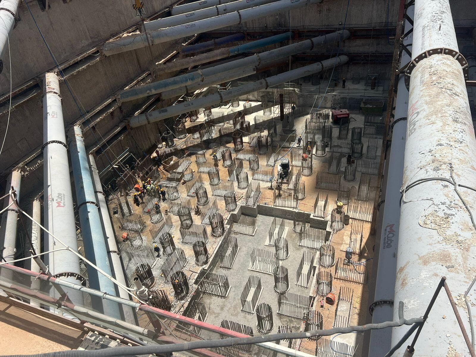 Tiger Sky Tower - Construction